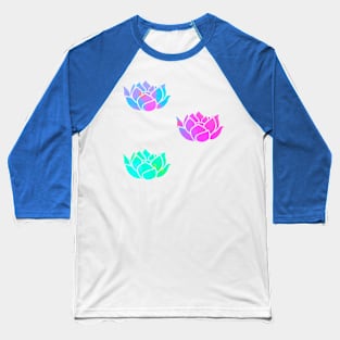 Lotus Flower Sticker Pack Baseball T-Shirt